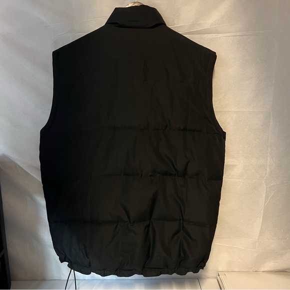 Orion Sport men’s black down filled blocked quilted vest zipper front size Large - Picture 13 of 16